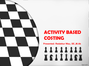 Materi Activity Based Costing
