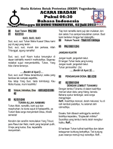 Bahasa Indonesia - HKBP Yogyakarta