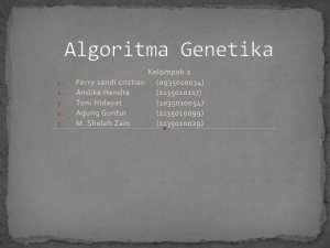 Algoritma Genetika - E