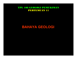 bahaya geologi - TPL106
