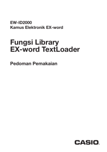 Fungsi Library EX-word TextLoader
