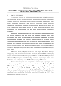 TECHNICAL PROPOSAL MASYARAKAT EKONOMI ASEAN 2015