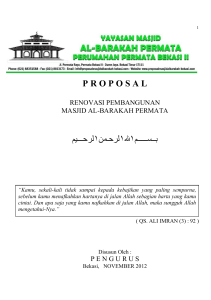 proposal - Masjid Al