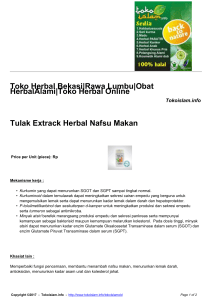 Toko Herbal Bekasi|Rawa Lumbu|Obat Herbal Alami