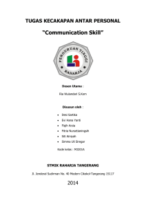 Communication Skill - Fitria Nursetianingsih