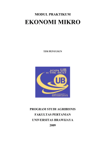 modul-ekonomi-mikro1 - Universitas Brawijaya