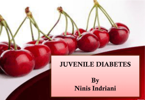 Juvenile diabetes