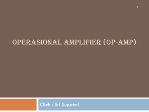 bab-2,3 OPERASIONAL AMPLIFIER (OP
