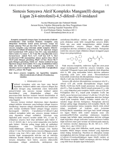 Sintesis Senyawa Aktif Kompleks Mangan(II)
