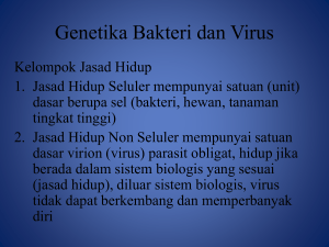 Genetika Bakteri dan Virus