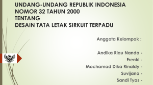 undang-undang republik indonesia nomor 32 tahun 2000 tentang