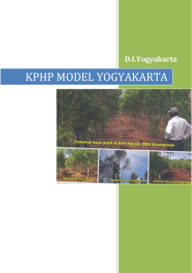 kphp model yogyakarta - Kesatuan Pengelolaan Hutan
