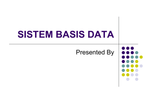 sistem basis data - E