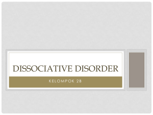 Dissociative disorder