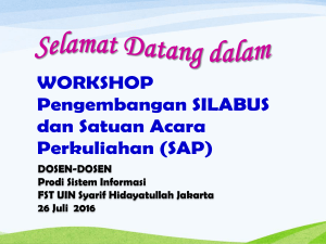 Seminar dan Workshop Pengembangan Bahan Ajar