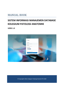 Manual Book SIM Database Kolegium PA