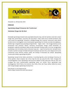 Editorial - Nyeleni newsletter