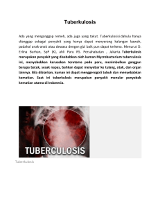 EPIDEMIOLOGI.Tuberkulosis