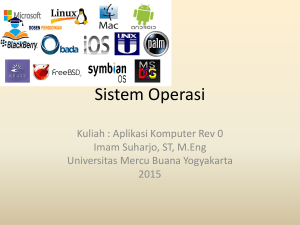 Sistem Operasi - Index of - Universitas Mercu Buana Yogyakarta