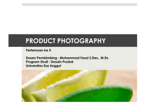 product photography - Universitas Esa Unggul