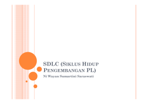 SDLC (Siklus Hidup Pengembangan PL