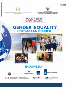 Pengarusutamaan Gender - Documentos e informes