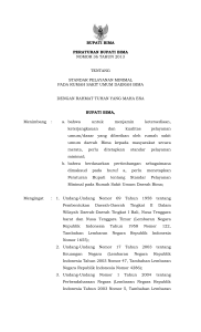 Perbub nomor 36 Tahun 2013 - BPK RI Perwakilan Propinsi Nusa