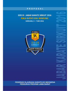 seri iii - jabar karate sirkuit 2016 piala bupati kab