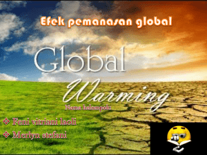Efek pemanasan global