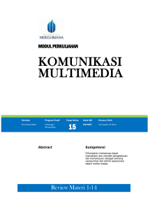Modul Komunikasi Multimedia [TM15].