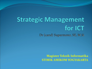 Strategic Management for ICT - E