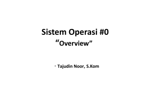 Sistem Operasi #0