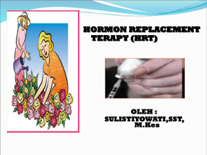 (HRT) Terapi hormonal untuk menangani gangguan reproduksi