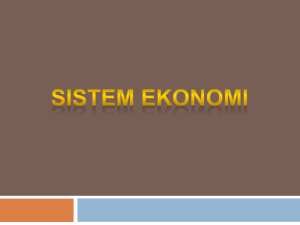 Sistem Ekonomi - rusmanlovesorganic