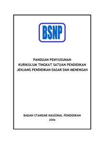 panduan penyusunan ktsp-bsnp - (DPRD) | Kabupaten Batu Bara