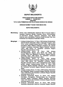 bupati mojokerto - JDIH Kabupaten Mojokerto