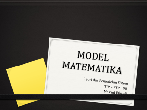model matematika