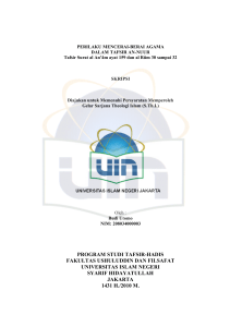 98463-BUDI UTOMO-FUH - Institutional Repository UIN Syarif