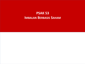 PSAK 53 Imbalan Berbasis Saham 27052015