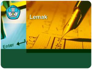 Lemak - WordPress.com