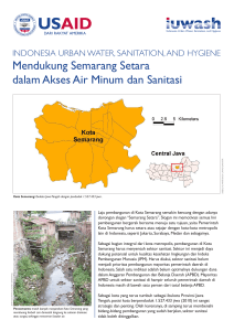 Mendukung Semarang Setara dalam Akses Air Minum dan