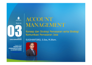 account management - Universitas Mercu Buana