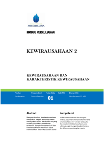 Modul Kewirausahaan II [TM1]
