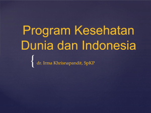 Program Kesehatan Kesehatan Dunia dan Indonesia