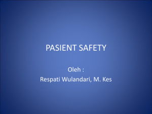 PASIENT SAFETY