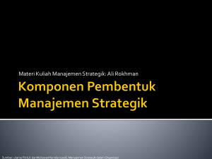 Element Strategi Organisasi