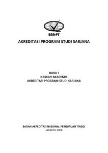 A. Standar Akreditasi Program studi sarjana