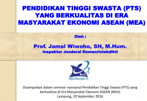 - Prof. Dr. Jamal Wiwoho