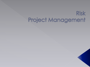 Project management plan (Updates)