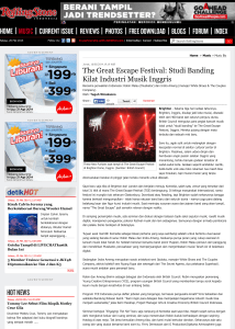 The Great Escape Festival: Studi Banding Kilat Industri Musik Inggris